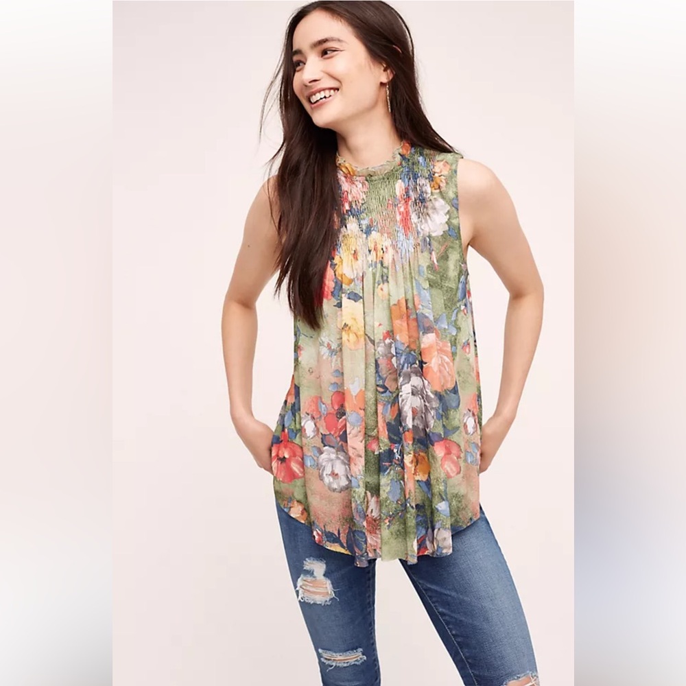 Anthropologie Deletta Epona Swing Top